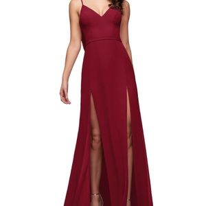 Azazie Candace Bridesmaid Dress CABERNET